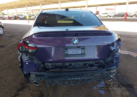 2025 BMW 230 I из США, поврежденный, VIN 3MW23CM06S8F35352